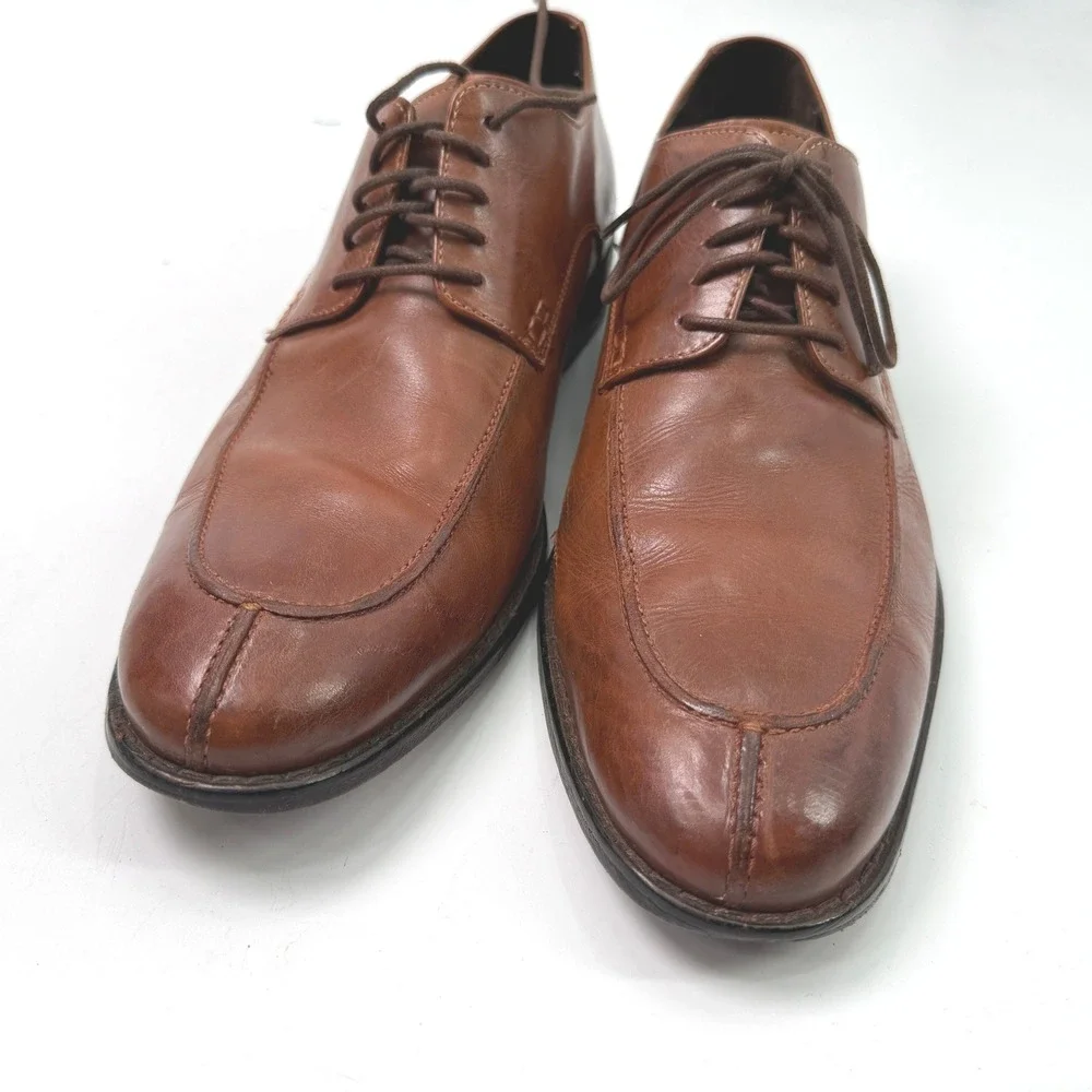 Cole Haan Derby Oxford Shoe Men 10‎ M Leather Lace Up Minimalist Office Academia